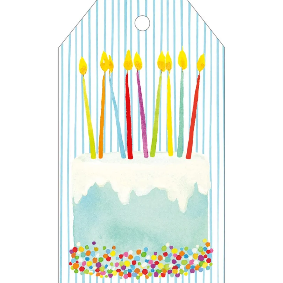 Birthday Cake Gift Tags - 4 Per Package