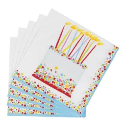 Birthday Cake Luncheon Napkins - 20 Per Package