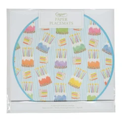 Birthday Cake Placemats - 12 Per Package