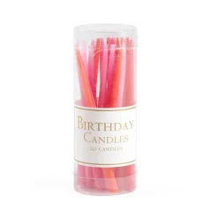 Birthday Candles in Flower Petals - 20 Candles Per Box