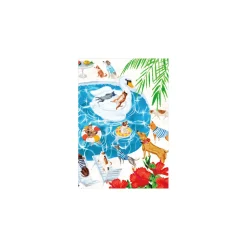 Birthday Party Animals - Set Of Six Greeting Cards And Envelopes