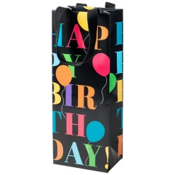 Birthday Surprise Wine & Bottle Gift Bags - 1 Each
