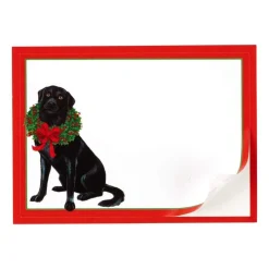 Black Labs Self-Adhesive Labels - 12 Per Package