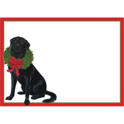 Black Labs Self-Adhesive Labels - 12 Per Package