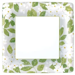 Blanc De Blancs Paper Dinner Plates in Grey - 8 Per Package