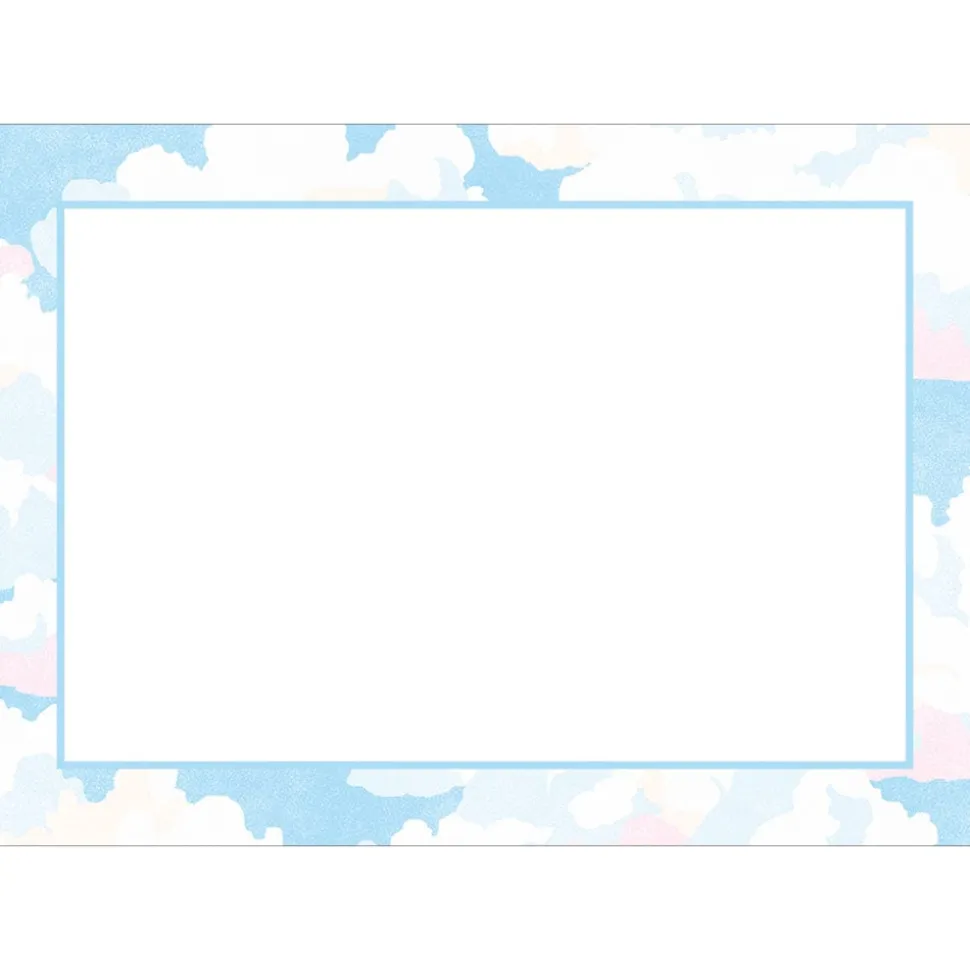 Blue Skies Adhesive Labels - 12 Per Package