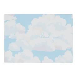 Blue Skies Thank You Notes - 8 Note Cards & 8 Envelopes