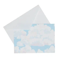 Blue Skies Thank You Notes - 8 Note Cards & 8 Envelopes
