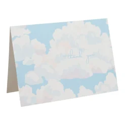 Blue Skies Thank You Notes - 8 Note Cards & 8 Envelopes