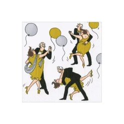 Boogie Woogie Cocktail Napkins - includes 20 Cocktail Napkins