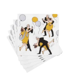 Boogie Woogie Cocktail Napkins - includes 20 Cocktail Napkins