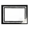 Border Stripe Self-Adhesive Labels in Black - 12 Per Package