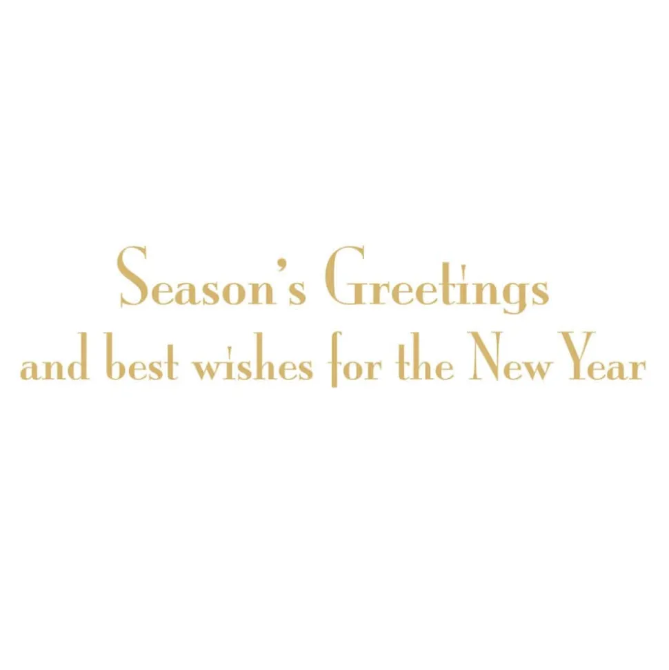 Botanical Noel And Fretwork Small Boxed Christmas Cards - includes 15 cards & envelopes