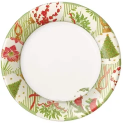 Botanical Ornaments Paper Dinner Plates - 8 Per Package