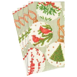 Botanical Ornaments Paper Guest Towel Napkins - 15 Per Package
