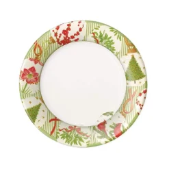 Botanical Ornaments Paper Salad & Dessert Plates - 8 Per Package