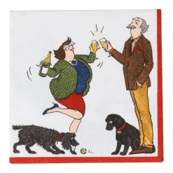 Bottoms Up Cocktail Napkins - 20 Per Package