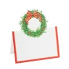 Boxwood and Berries Wreath Place Cards Die Cut Package 8 In