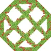 Boxwood Trellis Die-Cut Placemat - 4 Each