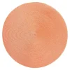 Braided Round Placemat in Gold & Fiesta - 1 Each