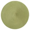 Braided Round Placemat in Grass - 1 Each
