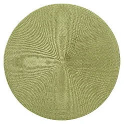 Braided Round Placemat in Grass - 1 Each
