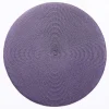 Braided Round Placemat in Prune - 1 Each