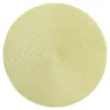 Braided Round Placemat in Moss & Canary - 1 Each