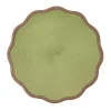Braided Scallop Harvest Border Placemat in Grass - 1 Each