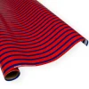 Bretagne Reversible Gift Wrapping Paper in Red & Blue - 30" x 8' Roll