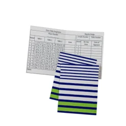 Breton Stripe Bridge Tally Sheets - 12 per Package