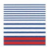 Breton Stripe Luncheon Napkins in Blue - 20 Per Package