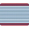Breton Stripe Paper Placemats in Blue - 12 Per Package,