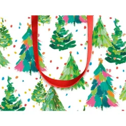 Brushstroke Trees Small Gift Bag - 1 Each