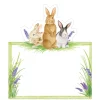 Bunnies and Daffodils Die-Cut Place Cards - 8 Per Package