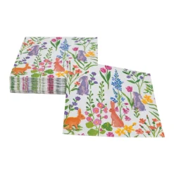 Bunny Field Cocktail Napkins - 20 Per Package