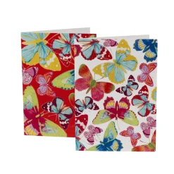 Butterflies Assorted Boxed Note Cards - 8 Note Cards & 8 Envelopes
