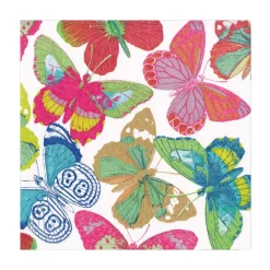 Butterflies Bright Luncheon Napkins - 20 Per Package