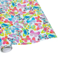 Butterflies Gift Wrapping Paper - 30" x 8' Roll