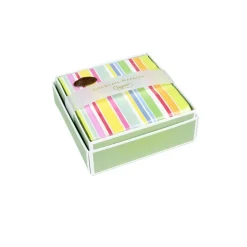Cabana Stripe Bright Boxed Cocktail Napkins - 40 Per Box