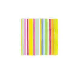 Cabana Stripe Bright Boxed Cocktail Napkins - 40 Per Box