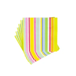 Cabana Stripe Bright Boxed Cocktail Napkins - 40 Per Box