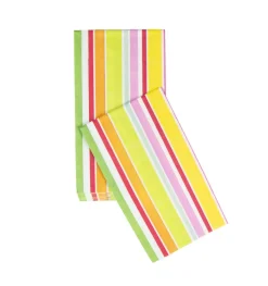 Cabana Stripe Bright Guest Towel Napkins - 15 Per Package