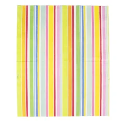 Cabana Stripe Bright Guest Towel Napkins - 15 Per Package