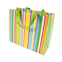 Cabana Stripe Bright Large Gift Bags - 1 Each