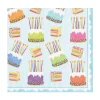 Cake Frosting-Paper Linen Luncheon Napkins - includes 15 Luncheon Napkins