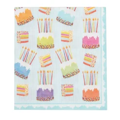 Cake Frosting-Paper Linen Luncheon Napkins - includes 15 Luncheon Napkins