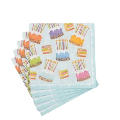 Cake Frosting-Paper Linen Cocktail Napkins - includes 12 Cocktail Napkins