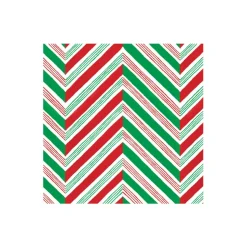 Candy Cane Stripes Paper Cocktail Napkins - 20 Per Package