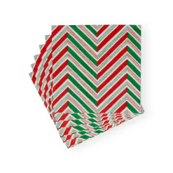 Candy Cane Stripes Paper Luncheon Napkins - 20 Per Package